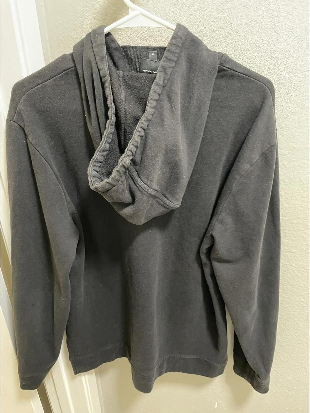 Black Armani Exchange Hoodie with embossed logo Size Medium - Picture 3 of 3